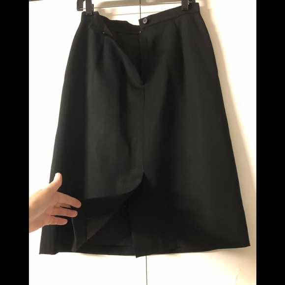 Marshall Fields 100% Pure Wool Skirt Sz 11/12 Vintage Elegance Straight - Picture 10 of 10